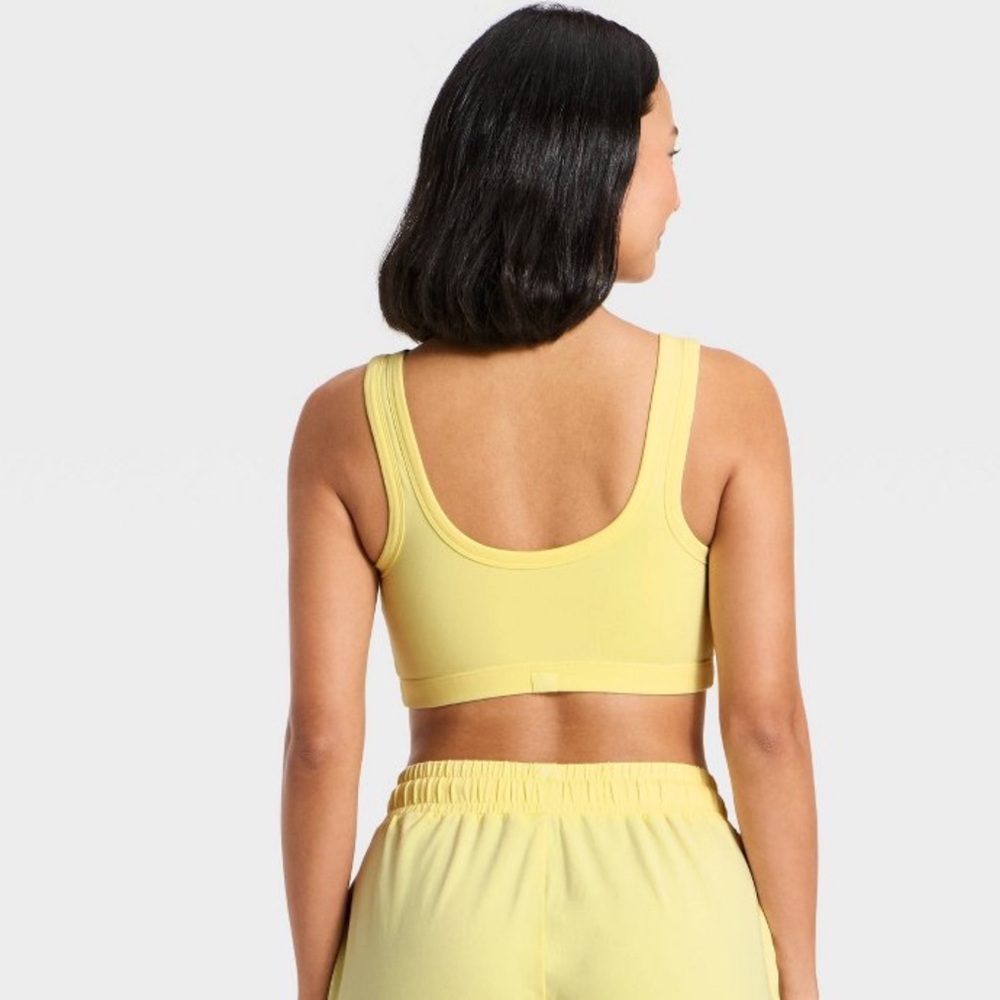 JoyLab Yellow Sports Bra - Picture 2 of 5